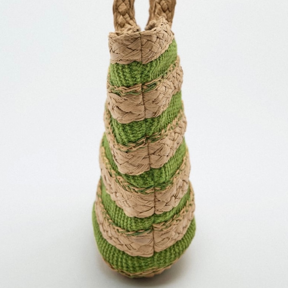 NWT & Dust Bag ZARA Basket Bag - Picture 8 of 9